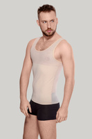 KOSZULKA wyszczuplająca męska BODY PERFECT 170/180 beż