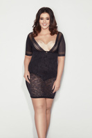 Halka wyszczuplająca GLOSSY DRESS czerń