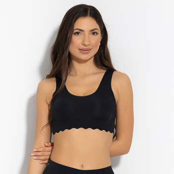 Biustonosz laserowo cięty FEEL GOOD BRA czarny