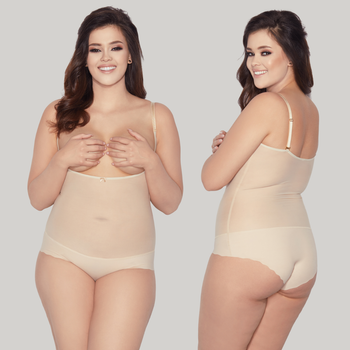 Body wyszczuplające GLAM BODY beż XS-XXL