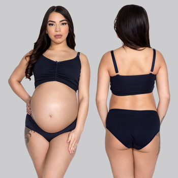 Top do karmienia Easy Bra granatowy