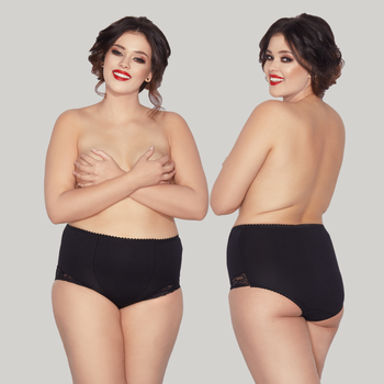 Figi bawełniane ELA SUPER czerń 6XL-9XL