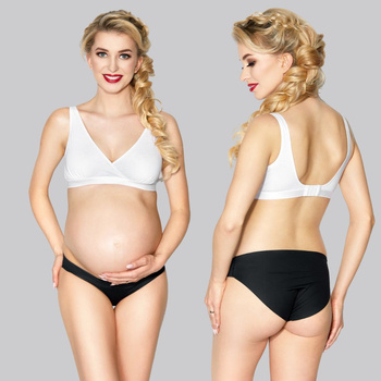 Top ciążowy LILLY biały