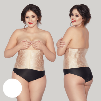 Gorset- pas mocno modelujący TALIA biel