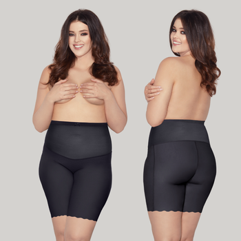 Figi z nogawkami GLAM FORM LOW 3XL-5XL czerń