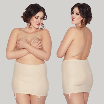 Wyszczuplający pas do pończoch IRA beż