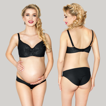 Biustonosz do karmienia Mame czerń