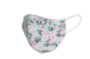 KWIATY- MASECZKA OCHRONNA BAWEŁNIANA- ATESTOWANE MATERIAŁY  PZH I OEKO-TEX 100