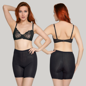 Bawełniane figi Lola Bermudka czerń