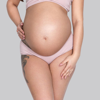 Figi Mama Panty pudrowy róż