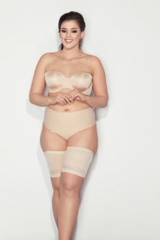 Bandaski opaski na uda przeciw obtarciom Beż