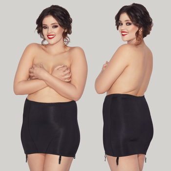 Wyszczuplający pas do pończoch IRA czerń