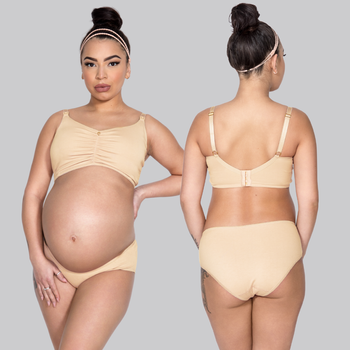 Biustonosz do karmienia Mama Bra beżowy